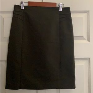 Olive Green Pencil Skirt